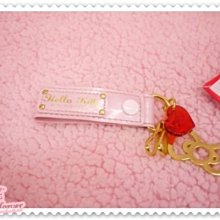 ♥小花花日本精品♥ Hello Kitty粉色多功能萬用好裝飾臉頭立體蝴蝶結造型吊飾鑰匙圈
