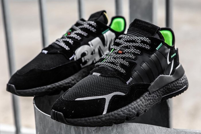 現貨- Adidas Nite Jogger 全黑BOOST 皮革3M 反光EE5884 | Yahoo奇摩拍賣