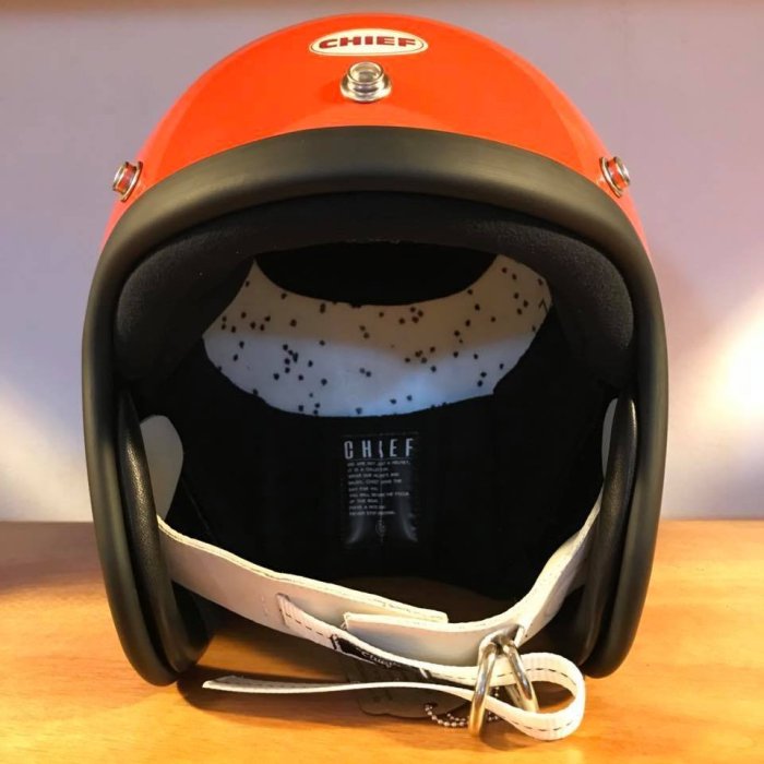 (I LOVE樂多) Chief Helmet TX500 3/4 小帽體安全帽 橘色 喜愛BELL BUCO 可參考