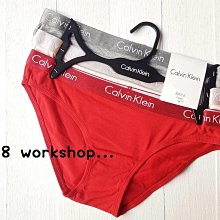 ☆【CK女生館】☆【Calvin Klein金屬感logo織帶三角內褲】☆【CKGU003H7】(S)三件組