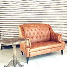 【 一張椅子 】loft復古工業風拉釦沙發