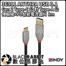 數位黑膠兔【 林帝 36911 ANTHRA USB 3.1 Gen 2 Type-C 公 對 Type-A 公 1m】