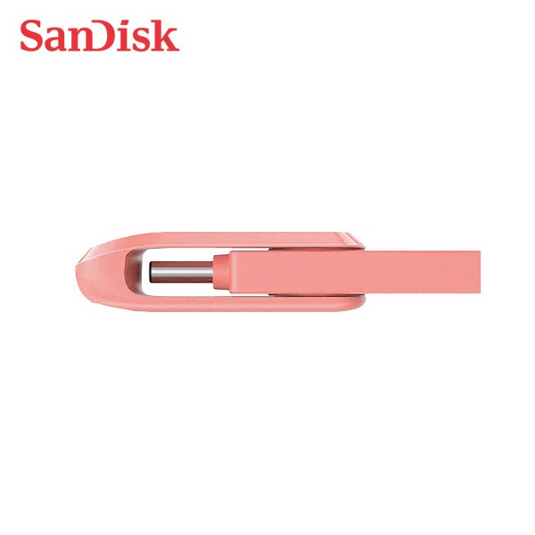 SanDisk Ultra GO 蜜桃橘 OTG 旋轉隨身碟 256G (SD-DDC3-PC-256G)