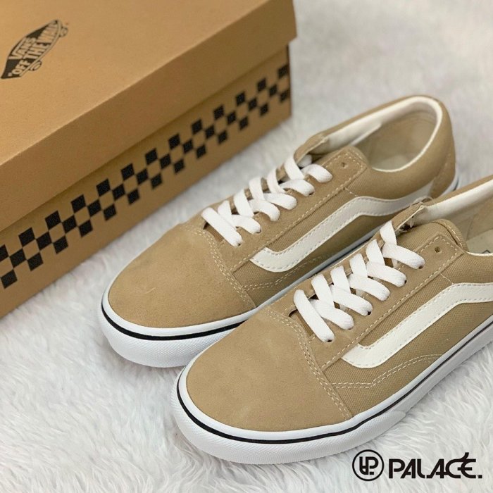 [Palace潮流小舖] 實體店面 現貨 VANS OLD SKOOL 基本款 奶茶色 卡其 休閒帆布鞋