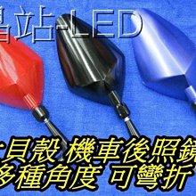 晶站 大貝殼 仿CNC 後照鏡 後視鏡 蛇鏡 多種角度可折 雷霆 GTR 新勁戰 BWS CUXI JETS-MAX