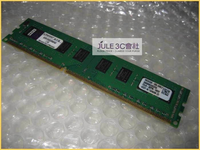 JULE 3C會社-金士頓 KVR1333D3N9/4G DDR3 1333 PC10600 4GB 4G 桌上型記憶體