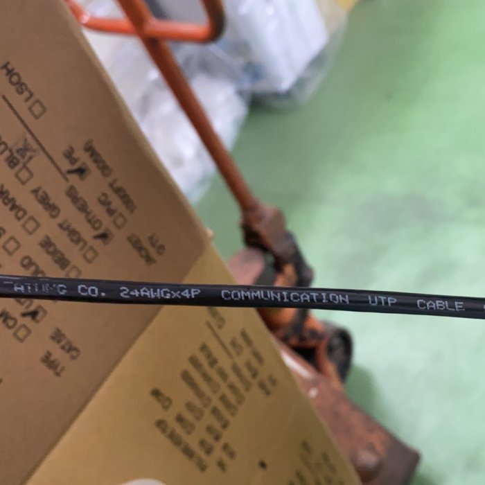 紅眼科技🚀 大同網路線 305米 Cat5e 24AWG 室外線 PE 送水晶頭 100%原廠 戶外線 305M 現貨