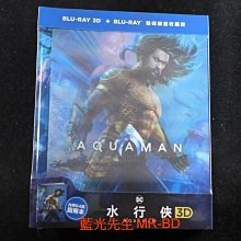 [3D藍光BD] - 水行俠 Aquaman 3D + 2D 雙碟限量收藏版 ( 得利公司貨 )