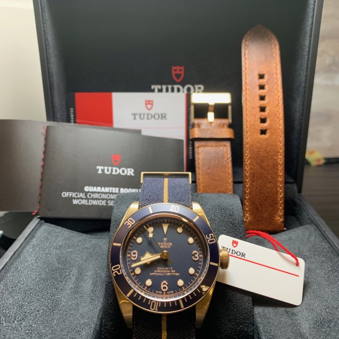 現貨 二手【稑閩精品 LUMIN】Tudor 帝舵 79250BB Black Bay系列 寶齊萊專賣店款 代購各款名錶