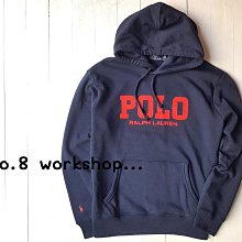 【RL男生館】【POLO Ralph Lauren LOGO印圖連帽長袖T恤】☆【RL001U3】(L)