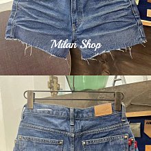 ☆Milan Shop☆網路最低價 正韓Korea專櫃款 高質感雙口袋V車線A字寬褲管牛仔短褲S-L$1230免運現貨