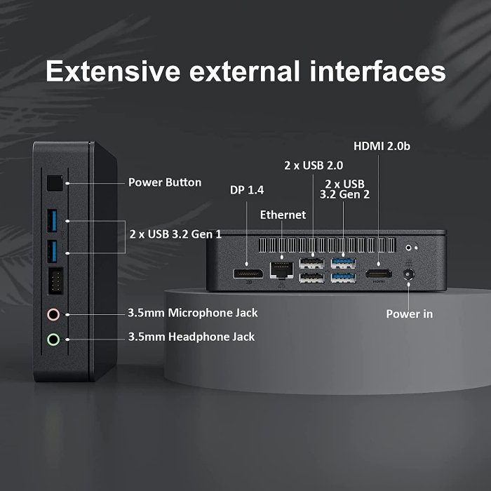 迷你電腦 Intel Nuc 11 NUC11ATKC4 Atlas Canyon Mini PC、Intel Celeron N5105