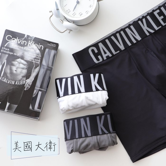 Calvin Klein CK INTENSE POWER 內褲 平口褲 男內褲 四角褲【NB1047001】美國大衛