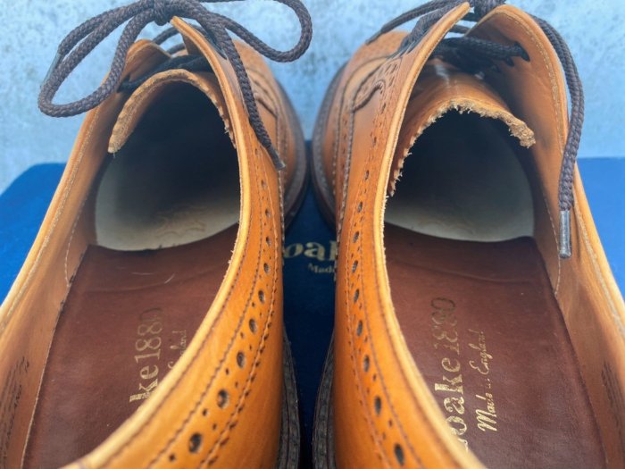 Loake 1880 英國製 雕花鞋uk 7. 5 一元起標Alden Tricker’s 百年品牌 手工皮鞋