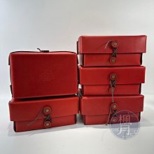 【一元起標 04/26】COACH 蔻馳 紅 皮革 雜物盒 置物盒 擺飾 擺飾品 時尚配件 配件組 一組5只