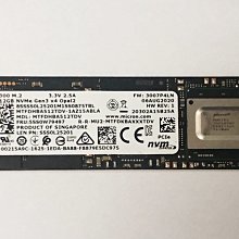 【美光 Micron 2300 512G 512GB Gen3 X 4】PCIe4 NVMe M.2 SSD P5 同級