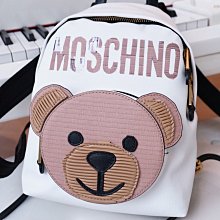 Moschino Teddy Bear Backpack 小型後背包 紙箱熊 白 現貨