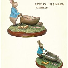 彼得兔系列-立體兔子推車擺飾品 波麗製比得兔公仔擺件PETER RABBIT正品授權桌上收納盤名片盤娃娃玩偶【歐舍傢居】