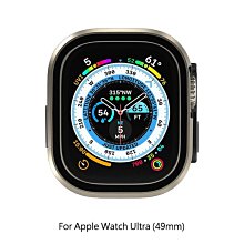 魚骨牌 SwitchEasy Apple 蘋果 Watch Ultra / Ultra 2 (49mm) Modern Hybrid 9H 鋼化玻璃鋁合金保護殼