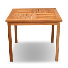 Brother 兄弟牌印尼柚木製古典方桌(90cm)~庭園休閒必備!南洋休閑風情