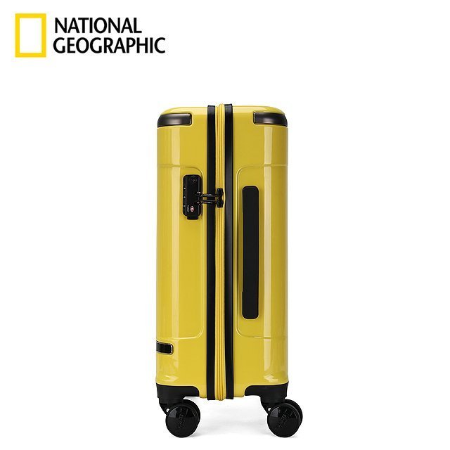 【熱賣精選】National Geographic國家地理旅行箱PC20寸時尚萬向輪女拉桿箱登機箱子男24高顏值　潮