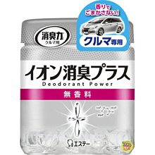 【JPGO】日本進口 雞仔牌 消臭力 車用消臭凝膠粒子~無香料 90g#911