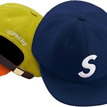 【日貨代購CITY】2017AW Supreme Wool S Logo 6-panel 帽子 現貨