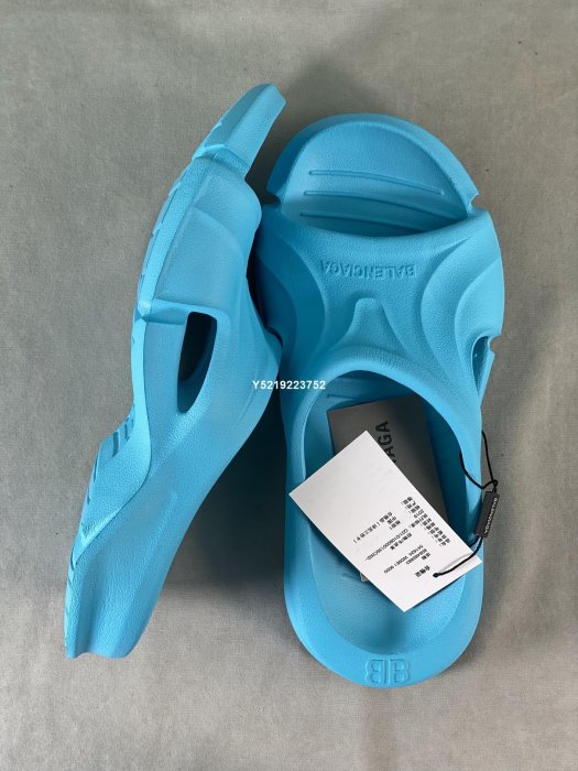 BALENCIAGA Mold Thong Sandals藍色沙灘涉水百搭簡約休鞋男女鞋