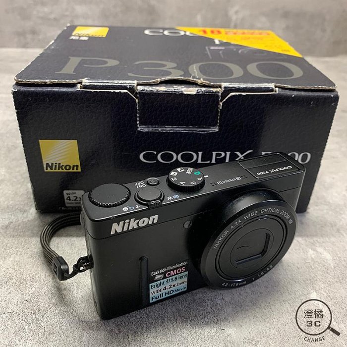 澄橘』 Nikon coolpix P300 數位相機黑盒裝二手中古《歡迎折抵相機租借