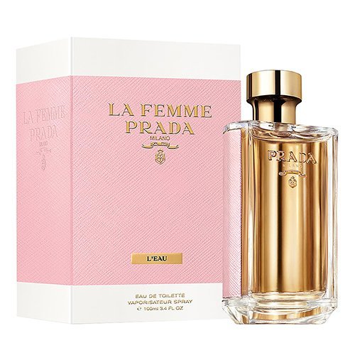 ☆MOMO小屋☆ Prada LA FEMME L'eau 纓粉淑女 女性淡香水 100ml