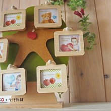 ˙ＴＯＭＡＴＯ生活雜鋪˙日本進口雜貨日本製天然木質蘋果樹迴轉式摩天輪造型音樂相框(預購)