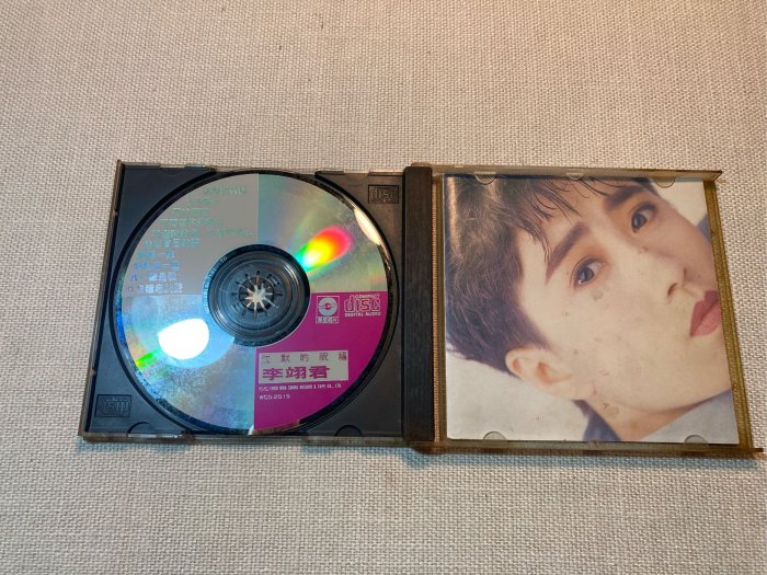 二手正版CD 李翊君 沉默的祝福 日本東芝版 1A1 TO 1990年發行 老東西多少都有刮傷 能接受再購買