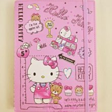 ♥小花花日本精品♥Hello Kitty格紋筆記本 日記本~3