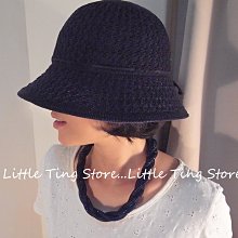 Little Ting Store:埃及豔后款簍空麻花鎖鏈飾寶藍色串珠鑽排鑽墜飾短項鍊串鏈珠鎖骨頸鍊 吸鐵磁扣