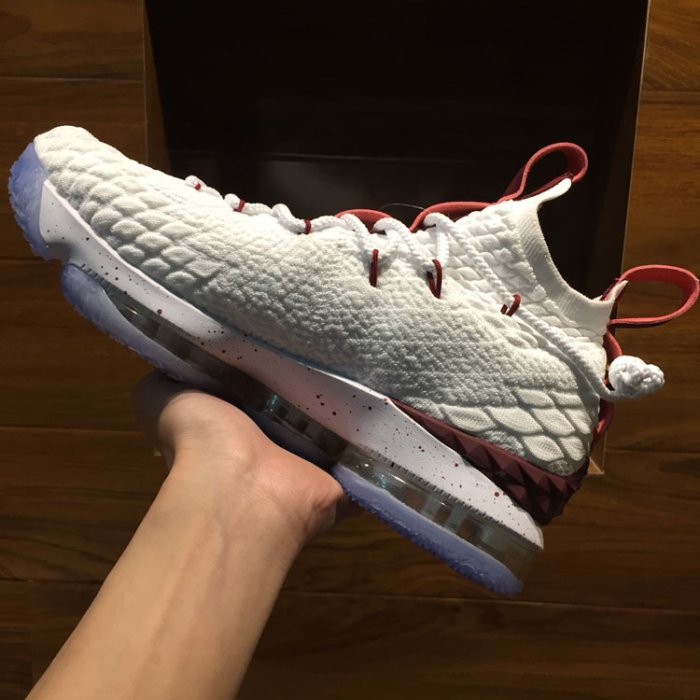 Nike Lebron 15 LBJ15 白酒紅 編織 冰底 運動籃球鞋 男鞋 897648-080