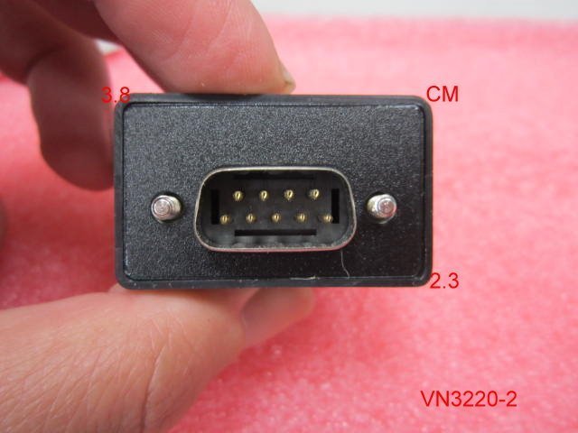 【全冠】MBS-600C RJ45轉RS232 網路頭轉DB9 轉接器 590-610M 30元/顆(VN3220-2)