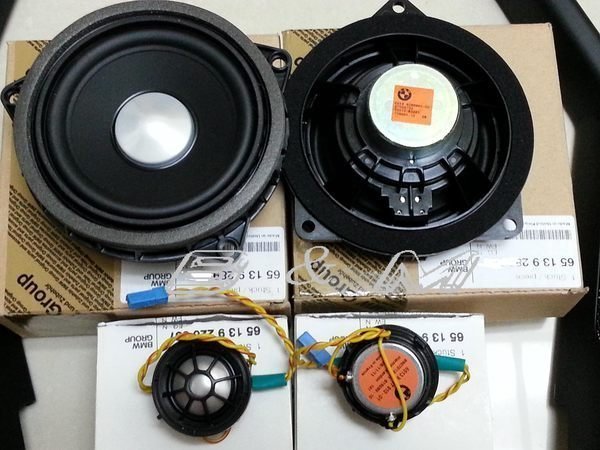 【B&M 原廠精品】BMW 原廠 E60 E61 H/K 高音喇叭套裝組  520 523 525 530 535 現貨