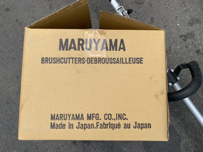 超輕5KG全新日本製MARUYAMA丸山26CC輕拉硬管割草機(附刀片+牛筋繩+牛筋盤+2T機油)台南Honda展示門市