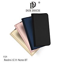 --庫米--DUX DUCIS Redmi 紅米 Note 8T SKIN 奢華簡約側翻皮套 可插卡 保護套