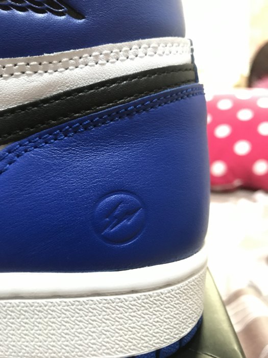 全新正品  NIKE AIR JORDAN 1 X FRAGMENT OG AJ1 藤原浩 閃電 聯名 黑 藍 非 黑頭