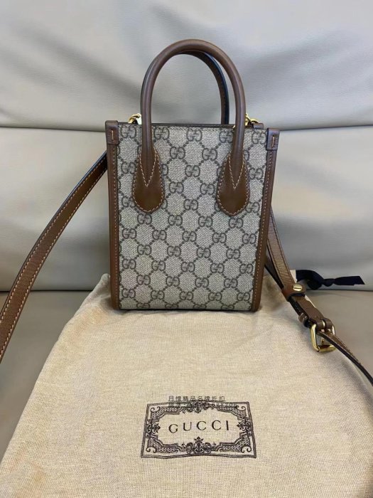 月憶精品 Gucci 古馳 Interlocking Retro 迷你托特包 琴譜包 斜挎包