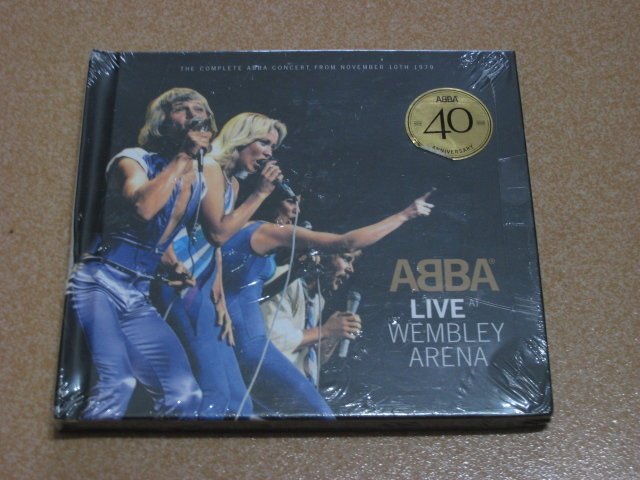 正版2CD《阿巴合唱團》倫敦演唱會《2CD 紀念盤》／ ABBA LIVE AT WEMBLEY ARENA 全新未拆