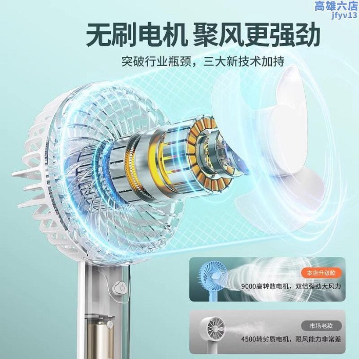 塔菲克手持風扇隨身可攜式usb電風扇靜音辦公室桌面迷你小型檯扇手