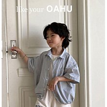 S~XL ♥襯衫(天空藍) OAHU-2 24夏季 OAH240430-112『韓爸有衣正韓國童裝』~預購