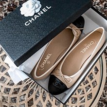 Chanel 小香鉛筆鞋 G29762 New Espadrilles 小羊皮 CC 休閒鞋 黑/黑 現貨