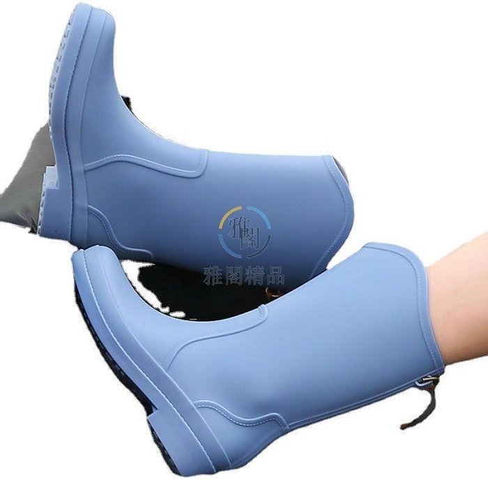 熱銷 雨鞋女款高筒時尚新款雨靴長筒厚底防滑外穿透氣可愛韓版四季批發-可開發票