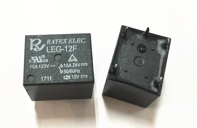 『正典UCHI電子』RAYEX PCB 繼電器LEG-12F (DC12V 15A 5P)