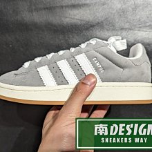 南🔥2023 4月 ADIDAS OG CAMPUS 00S 經典 滑板 厚鞋舌 麂皮 男女款 灰白 HQ8707