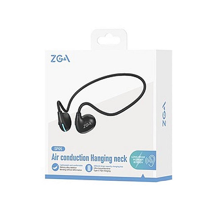 ZGA SP05氣傳導掛脖藍牙耳機 不入耳 無線藍芽耳機 藍牙5.2 掛脖防掉落 大電量 HIFI級通話音樂