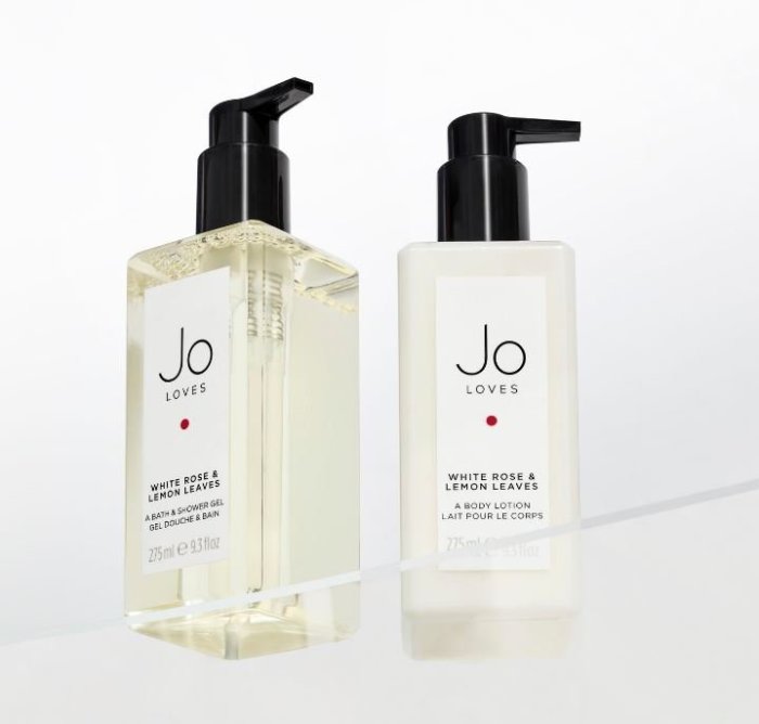 ╭°☆現貨Jo Loves White Rose & Lemon Leaves Shower Gel 白玫瑰檸檬葉沐浴膠